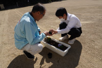 人権の花受贈式