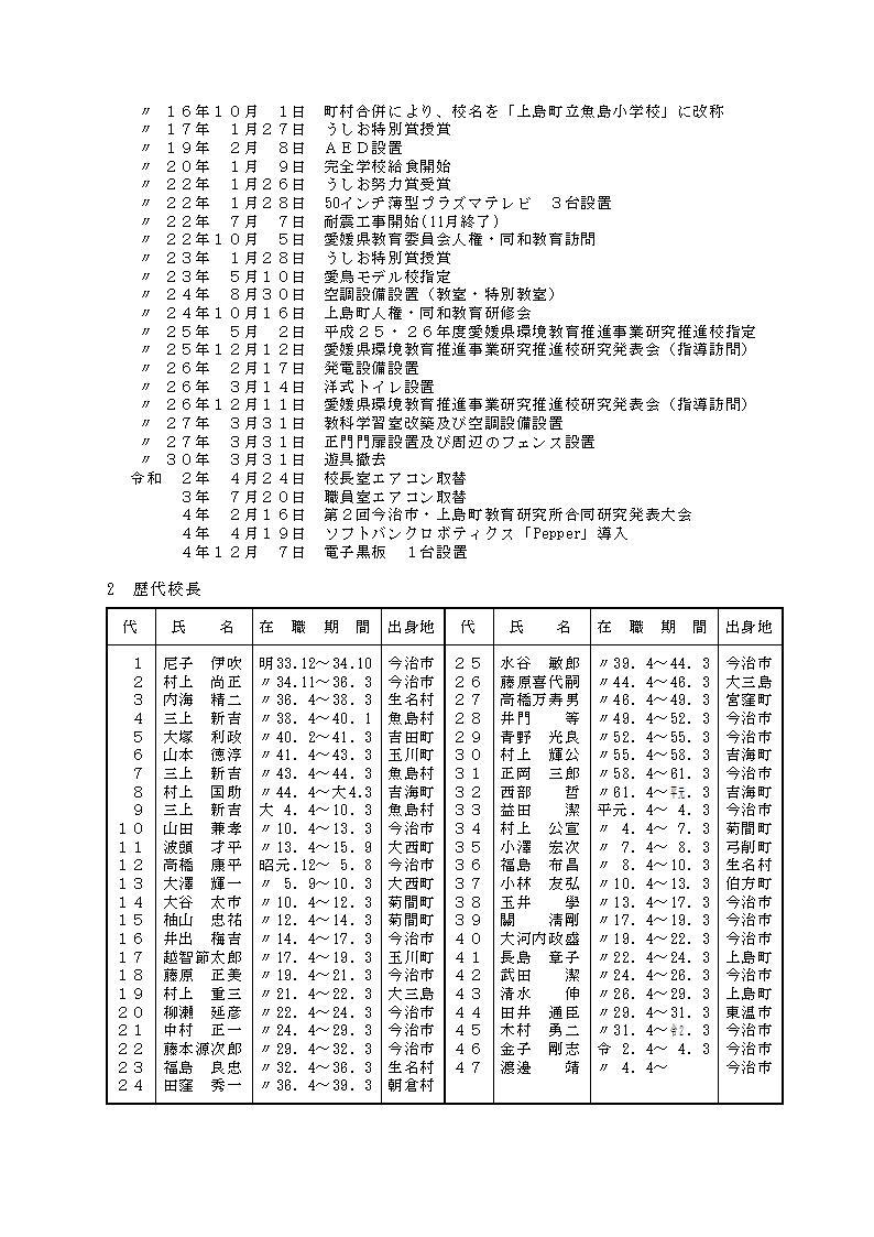 学校沿革史