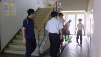 HP　0924　避難訓練（二次避難） (2)